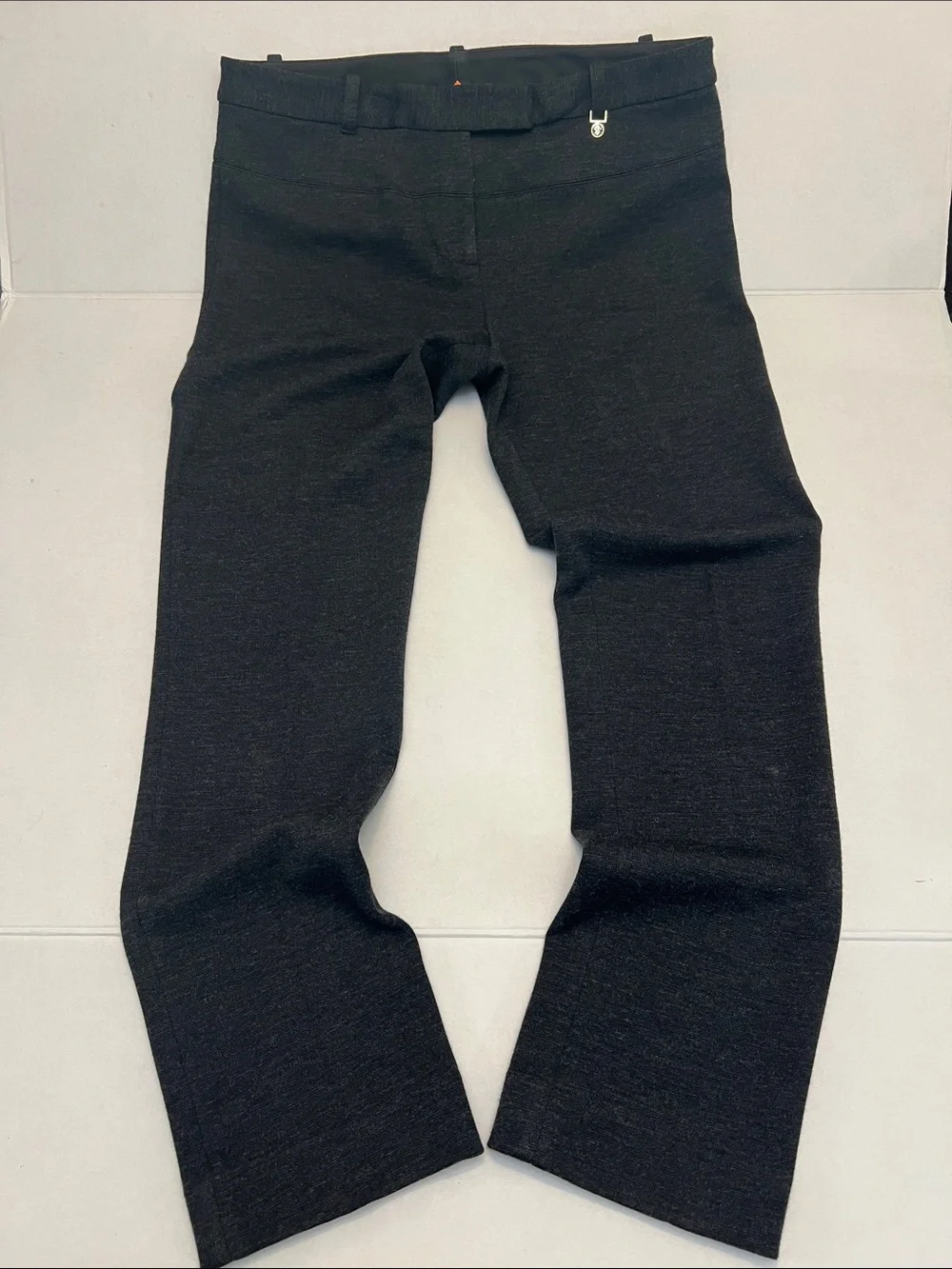 TORY BURCH SIMONA GRAY WOOL TAILORED TROUSER PANTS WOMEN’S SIZE 12